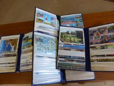 Local interest - Four albums of postcards - Somerset, Cornwall x2, Dorset.