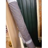 35.8m of Blue Sanderson 100% cotton striped fabric