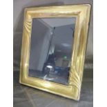 Hallmarked silver photo frame in the Nouveau style by Carr's of Sheffield, 1996. Width approx