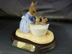 Bunnykins by Royal Doulton Ltd edition 'Bath Night Bunnykins' no. 2705/5000 and comes with