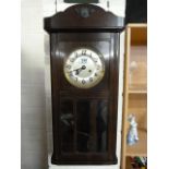 Mahogany case american style wall clock