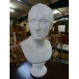 Plaster bust of a Regal man