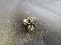 18ct White Gold earring set with an approx .50pt each High Grade Diamonds.