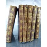 Collection of six Charles Dickens books to include Martin Chuzzlewit, Oliver Twist, Old Curiosity