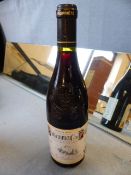 Single bottle of Chateauneuf du Pape 1998 from Le Celllier des Princes Courthezon (Vaucluse) France