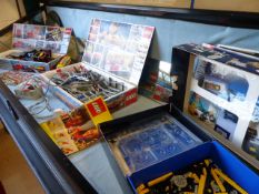 Boxed Lego from the 1970's to include Lego 7720, Lego 7740 (both train related), Lego power unit,