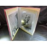 Collection of signed photographs in albums to include household names from the 1920's onwards -