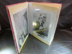 Collection of signed photographs in albums to include household names from the 1920's onwards -