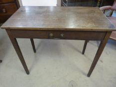 George IV mahogany side table