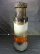West German Pottery tall vase possibly by Carstens marked 205-32