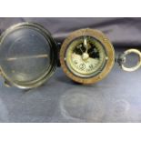 Cavalry School Compass in all brass case with floating dial by J.H Steward, London A/F