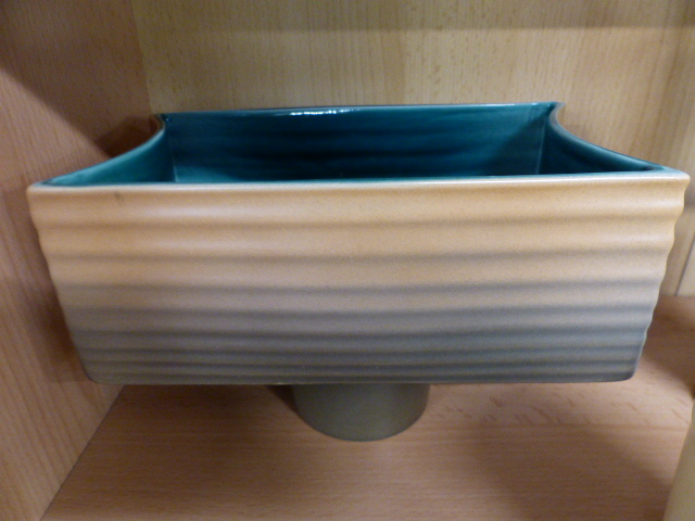 Mid-Century West German planter signed 'Vetter' 87-30 to bottom, Beswick mid century vase with small - Image 3 of 5
