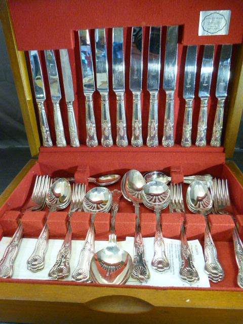 Canteen of Silverplated cutlery by Ensee Ltd Sheffield - Image 2 of 6