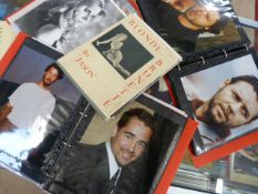 Three photograph albums to include one signature by Kevin Costner 'See you at the Movies' and