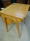 Mid Century childrens school desk