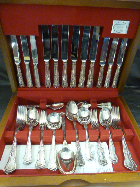 Canteen of Silverplated cutlery by Ensee Ltd Sheffield