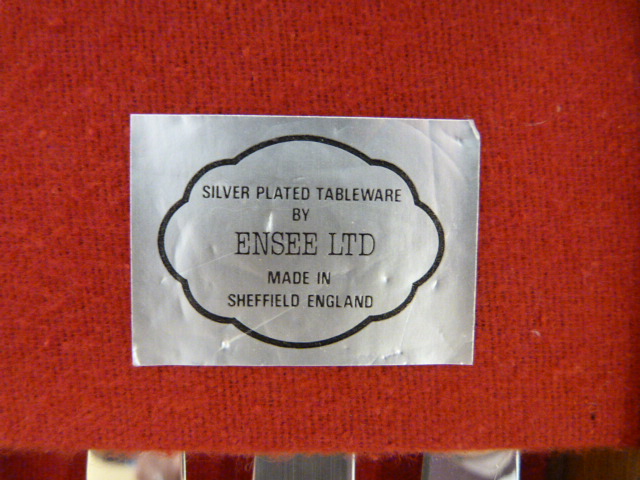 Canteen of Silverplated cutlery by Ensee Ltd Sheffield - Image 5 of 6