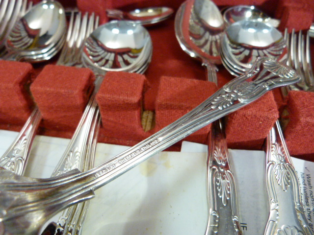 Canteen of Silverplated cutlery by Ensee Ltd Sheffield - Image 4 of 6