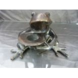 Bronze Frog in the form of a candlestick