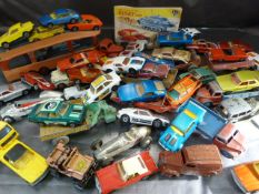 Small collection of unboxed Corgi toy cars