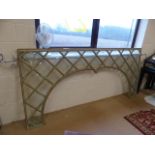 Orangerie Screen Arch with Diamond glass design. Possibly once placed above the doors of an