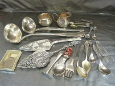 Collection of silverplated cutlery to include WMF and other pieces. Some Nordic pieces and