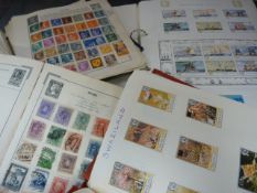 Large collection of stamps to include 'The Atlas Stamp Album', 'The Quick Change Stamp album', The