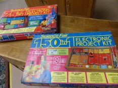 1970's childrens toys - Science Fair 75in1 electronic project kit, 150electronic project kit.