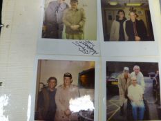 Original photograph album from a Autograph collector to include name such as - Paul Daniels,