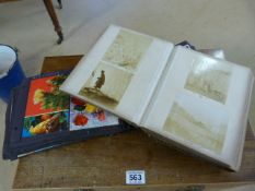 Selection of vintage postcards from the 1970's and a photograph album containing photographs from