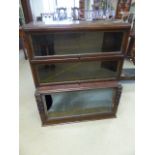 Globe Wernicke Style three tier section bookcase (sections do not come apart)