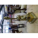 Mid Century cast brass lamp of a nude girl sat on a plinth
