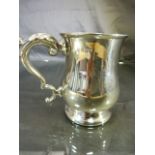 Hallmarked Silver Tankard/Christening cup, Birmingham 1961 by Barker Brothers Silver Ltd. Single