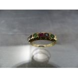 9ct yellow gold 'Dearest' ring 1.6g