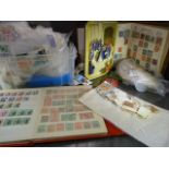 Large collection of loose stamps to include common wealth and around the world stamps