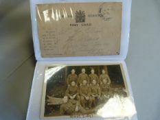 Collection of approx 60 military WW1 and WW2 postcards. Some comical.