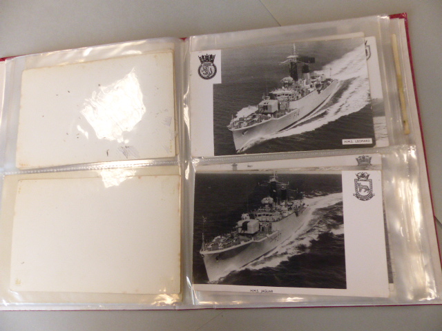 Collection of postcards depicting Military ships approx 90. - Image 19 of 41