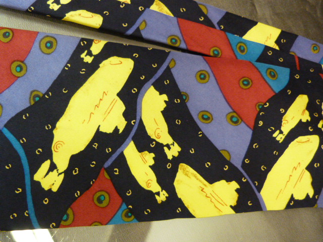 An Apple Corporation, The Beatles 'Yellow Submarine' promotional silk tie - Image 2 of 4