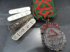 Medal for the award of '10 years Safe Conducting, Road Operators Safety Council and other date