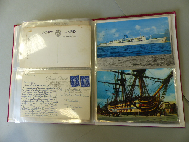 Collection of postcards depicting Military ships approx 90. - Image 37 of 41