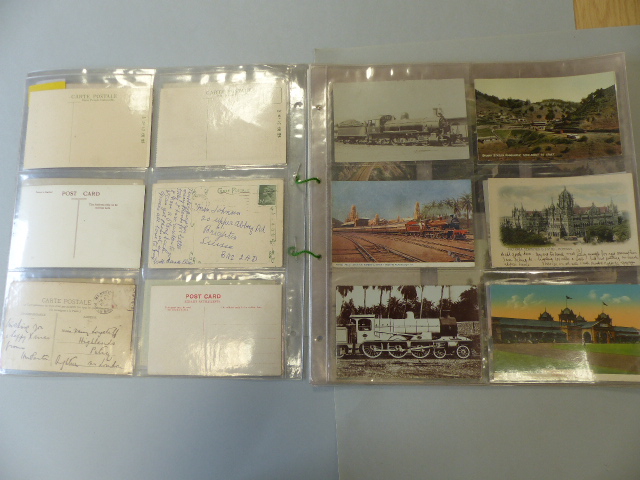 Collection of war post cards relating to trains and Railway - Image 3 of 6