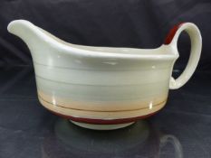 Susie Cooper Production Crown Works Burslem cream jug no.474 in Autumnal colours.