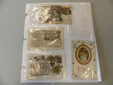 Collection of early Victorian Greetings Cards