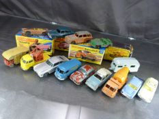 Selection of Die-Cast toy cars to include an austin A95,Ford Zodiac Lesney, Husky Sunbeam Alpine,