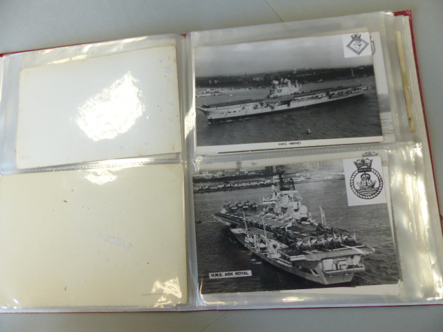 Collection of postcards depicting Military ships approx 90. - Image 18 of 41