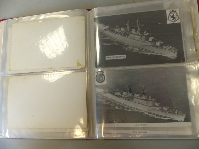 Collection of postcards depicting Military ships approx 90. - Image 22 of 41