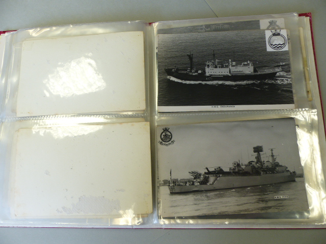 Collection of postcards depicting Military ships approx 90. - Image 26 of 41