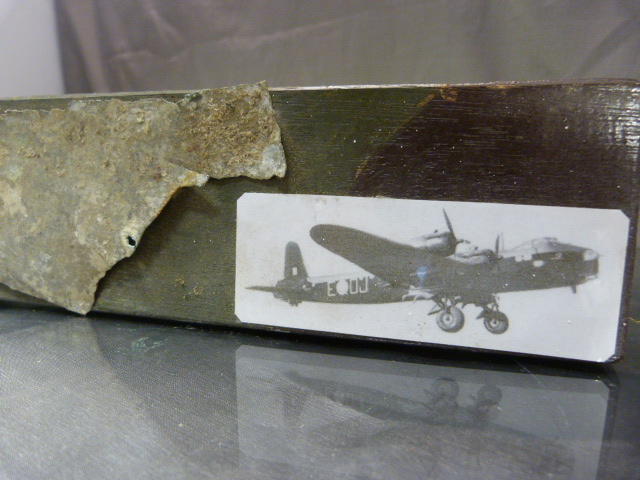 Debris Said to be from - Sterling N3756 'C' 15 Squadron RAF Wyten. Crashed at Brettenham, Suffolk 12 - Image 3 of 5