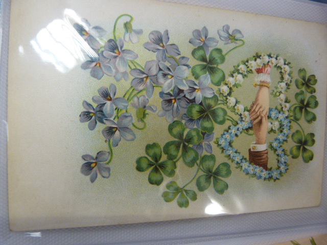 Collection of early victorian and Edwardian greetings cards - Image 5 of 30