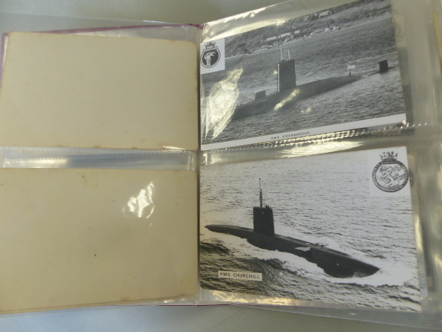 Collection of postcards depicting Military ships approx 90. - Image 10 of 41